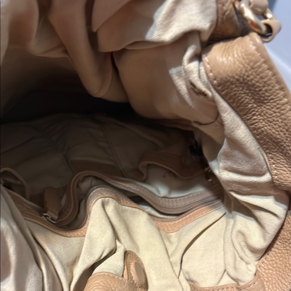 Cole Haan Tan Shoulder Bag with Tassels - Picture 4 of 4